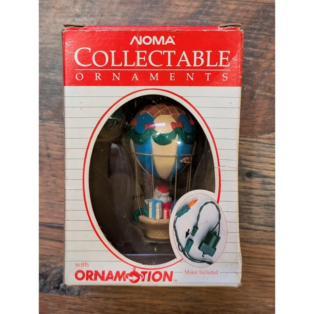 Noma Ornamotion Christmas Holiday Tree Decoration Ornament Santa Claus Balloon